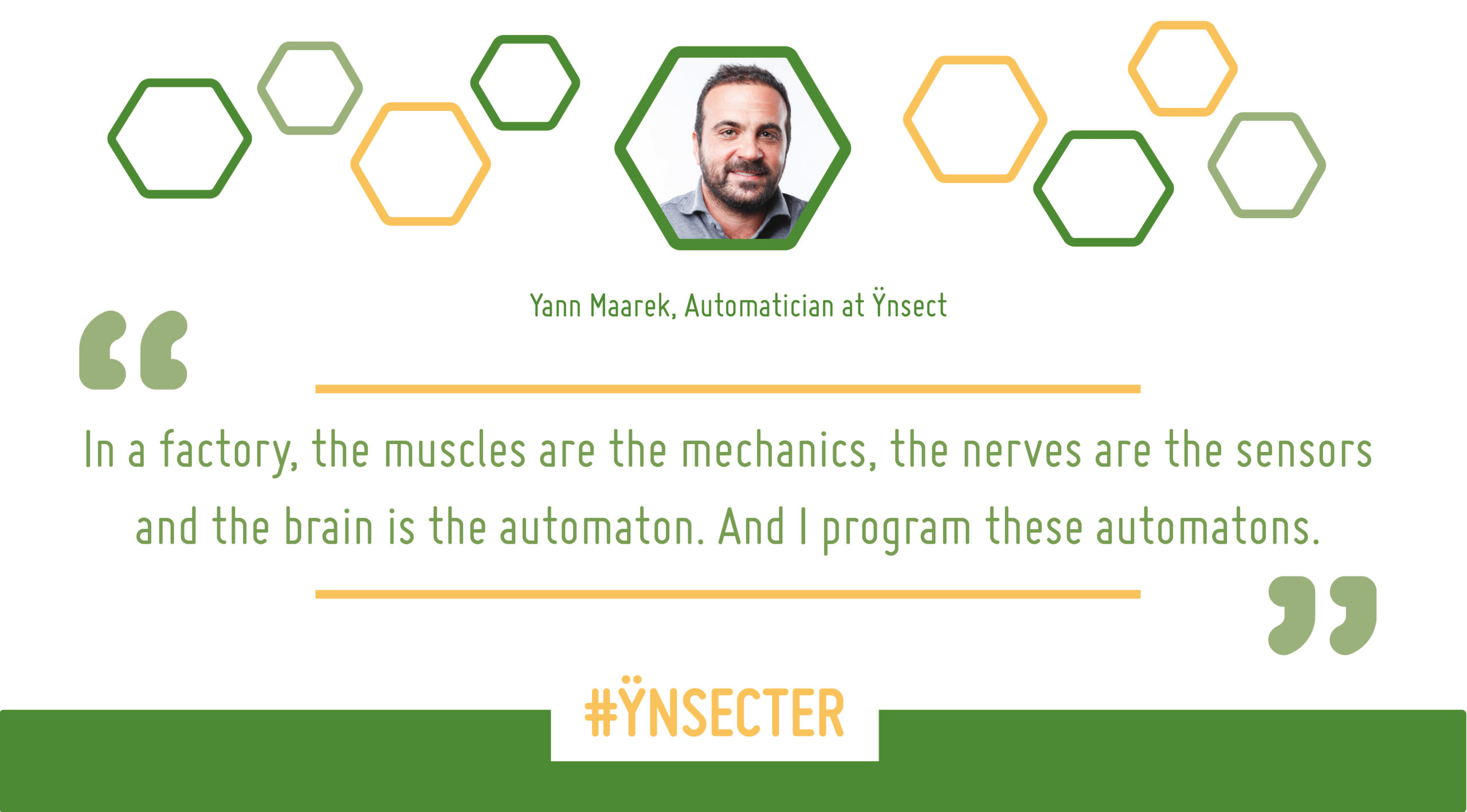 Read more about the article #Ÿnsecter – Portrait of Yann Maarek, automatician at Ÿnsect