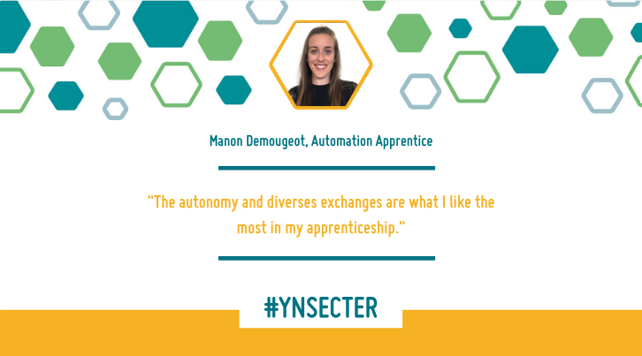 Read more about the article #Ynsecter – Get to know Manon Demougeot, Automation Apprentice