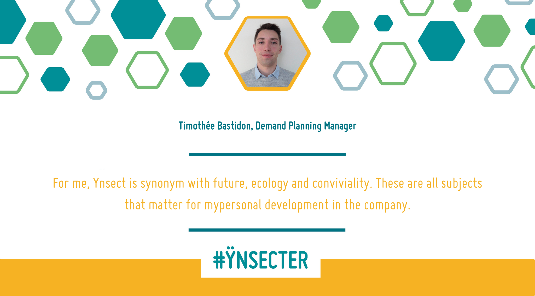 Read more about the article #Ynsecter – Timothée Bastidon, Demand Planning Manager